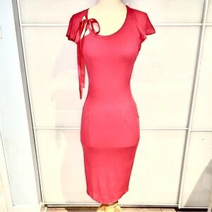 Rare Tom Ford for Yves Saint Laurent F/W
2004 Collection Pink Dress